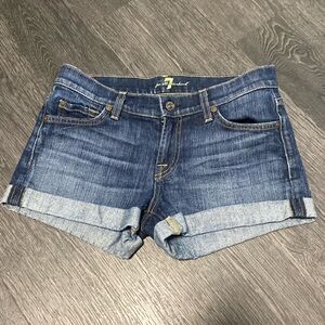 7 For all Mankind Jean shorts